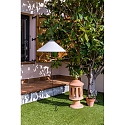 Faro Luminaire � suspension SAIGON OUT E27 IP44, gris fonc� 