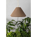 Faro Luminaire � suspension SAIGON OUT E27 IP44, gris fonc� 