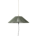 outdoor pendant luminaire SAIGON OUT E27 IP44, dark grey, olive green 
