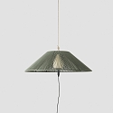 Faro Luminaire suspendu d'ext�rieur SAIGON OUT E27 IP44, gris fonc�, olive verte 