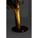 Faro floor recessed luminaire TRAS 2L / 13� / 24V DC 2 flames, without frame, adjustable IP67, black matt dimmable