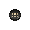 floor recessed luminaire TRAS 25L / 13� / 700MA 12 flames, rigid IP67, black matt dimmable