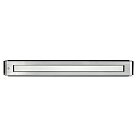 Projecteur encastr� FALLS 500 rigide, reculer, avec diffuseur IP67, acier inoxydable, satin� 