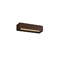 Luminaire mural d�ext�rieur DORO 220 � 2 flammes LED IP65, brun rouille 