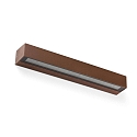 Luminaire mural d�ext�rieur DORO 500 � 2 flammes LED IP65, brun rouille 