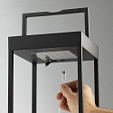 Faro Luminaire d'allées KASP LED IP65, noir 