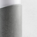 Faro path light BLOCK 350 E27 IP65, concrete grey 