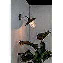 Faro Luminaire mural WALLY E27 IP44, brun rouille 