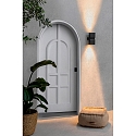 Faro Luminaire mural KLAMP à 2 flammes GU10 IP44, gris foncé 