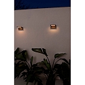 Faro outdoor wall luminaire ELE LED IP54, dark grey 