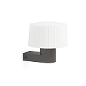 Luminaire mural MUFFIN E27 IP44, gris fonc� 