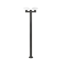 Lampadaire d'ext�rieur BLUB'S � 2 flammes E27 IP44, gris fonc� 