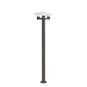 Lampadaire d'ext�rieur BLUB'S 3 flammes E27 IP44, gris fonc� 