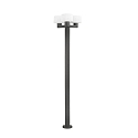 Lampadaire d'ext�rieur MUFFIN 3 flammes E27 IP44, gris fonc� 