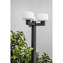 Faro Lampadaire d'ext�rieur MUFFIN 3 flammes E27 IP44, gris fonc� 