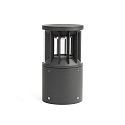 Luminaire d'allées SCREEN LED IP65, gris foncé gradable