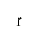 Borne d'�clairage BROT 200 LED IP44, noir 
