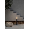 Faro Borne d'éclairage LOGAR LED IP54, gris foncé 