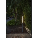 Faro Borne d'éclairage LOGAR LED IP54, gris foncé 
