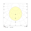 Frisch-Licht LED Downlight, round, 24W, 3000K, 1900lm, IP20, opal, DALI dimmable, white