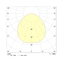 Frisch-Licht Downlight ADL2265MP.1984DA contr�lable par DALI, r�sistant aux chocs IP65, argent gradable