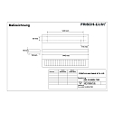 Frisch-Licht Luminaire � grille ARL144500H.7383 UGR < 19, commutable IP20, blanche 