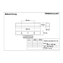 Frisch-Licht LED Damp-proof luminaire, prismatic, 25W, 4000K, 3200lm, IP50, white