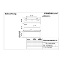 Frisch-Licht LED Damp-proof luminaire, convex, 13/17/20/24W, 3000K, 2800lm, IP40, white