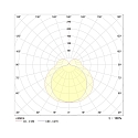 Frisch-Licht LED Damp-proof luminaire, 35W, 3000K, 4500lm, IP50, opal, white