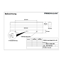 Frisch-Licht LED Damp-proof luminaire, 35W, 4000K, 4500lm, IP50, opal, white