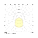 Frisch-Licht LED Damp-proof luminaire, prismatic, 35W, 4000K, 5000lm, IP50, white