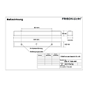 Frisch-Licht LED Damp-proof luminaire, 35W, 3000K, 4500lm, IP50, opal, white