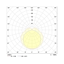 Frisch-Licht LED Damp-proof luminaire, 35W, 3000K, 4500lm, IP50, opal, white