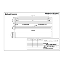 Frisch-Licht LED Damp-proof luminaire, convex, 40W, 3000K, 4800lm, IP40, DALI dimmable, white