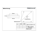 Frisch-Licht LED Damp-proof luminaire, prismatic, 56W, 4000K, 7000lm, IP50, white