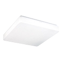 Applique et plafonnier 30cm carré IP54, blanche gradable
