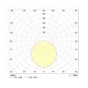 Frisch-Licht LED Wall and Ceiling luminaire, round, 13W, 4000K, 1500lm, IP54, white