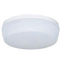 Applique et plafonnier �30 rond, commutable IP54, blanche gradable