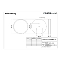Frisch-Licht Luminaire � suspension DLRZD7560A.6484 m�dium, direct, commutable IP40, blanche 