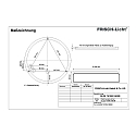 Frisch-Licht Applique et plafonnier DLZE7510M.1583M cylindrique, multipower IP40, blanche gradable