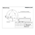 Frisch-Licht Applique et plafonnier DLZP7510M.1783M cylindrique, multipower IP40, blanche gradable
