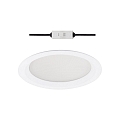 Downlight EDL2187MP.2282-6DA contr�lable par DALI, UGR < 19, microprismatique IP44, blanche gradable