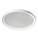 recessed luminaire � 22,5cm round, DALI controllable, microprismatic IP65, white dimmable 20W 2500lm 4000K 60� 60�