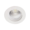 Downlight EDL5354W.1283 pivotant, avec réflecteur IP20, blanche 