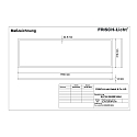 Frisch-Licht Panneau � LED ELP242063MP.6084L angulaire, UGR < 19, microprismatique, 60W 6000lm 4000K >80� >80� CRI 80-89