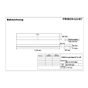 Frisch-Licht LED Recessed grid luminaire, asymmetrical, 30W, 4000K, 3800lm, IP20, white