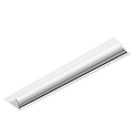 Luminaire � grille ERL141151T.5084DA contr�lable par DALI, rayonnement asym�trique IP20, blanche gradable
