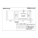 Frisch-Licht �clairage  poste de travail-�cran ERLE411852H.4084M 2 voies, UGR < 19, multipower IP20, blanche gradable