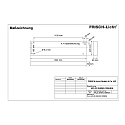 Frisch-Licht Lumière de surface HFL233240HS.13084DA contrôlable par DALI IP40, blanche gradable