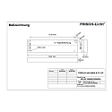 Lumière de surface HFL433365HS.40084DA contrôlable par DALI IP65, blanche gradable